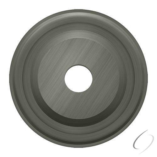 BPRC100U15A Base Plate for Knobs; 1" Diameter; Antique Nickel Finish