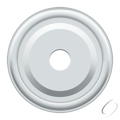 BPRC100U26 Base Plate for Knobs; 1" Diameter; Bright Chrome Finish