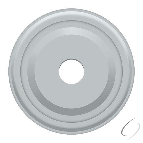 BPRC100U26D Base Plate for Knobs; 1" Diameter; Satin Chrome Finish