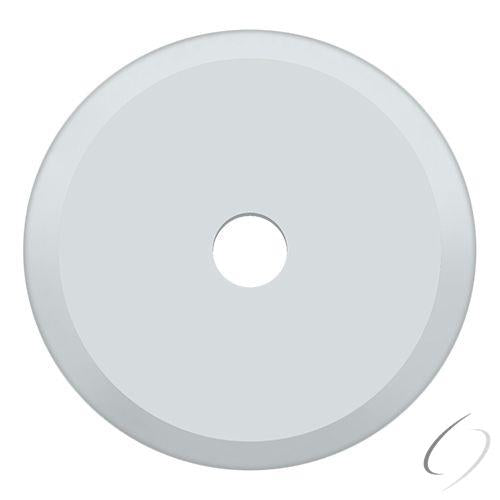 BPRK125U26 Base Plate for Knobs; 1-1/4" Diameter; Bright Chrome Finish