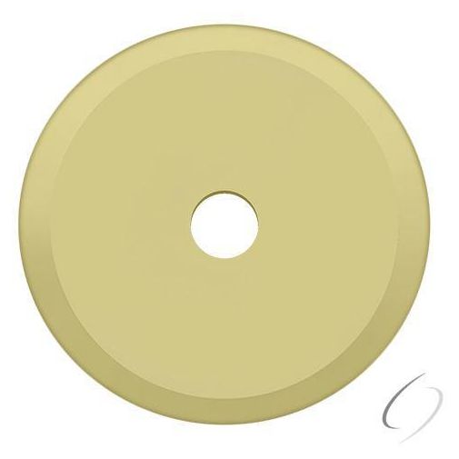 BPRK125U3 Base Plate for Knobs; 1-1/4" Diameter; Bright Brass Finish