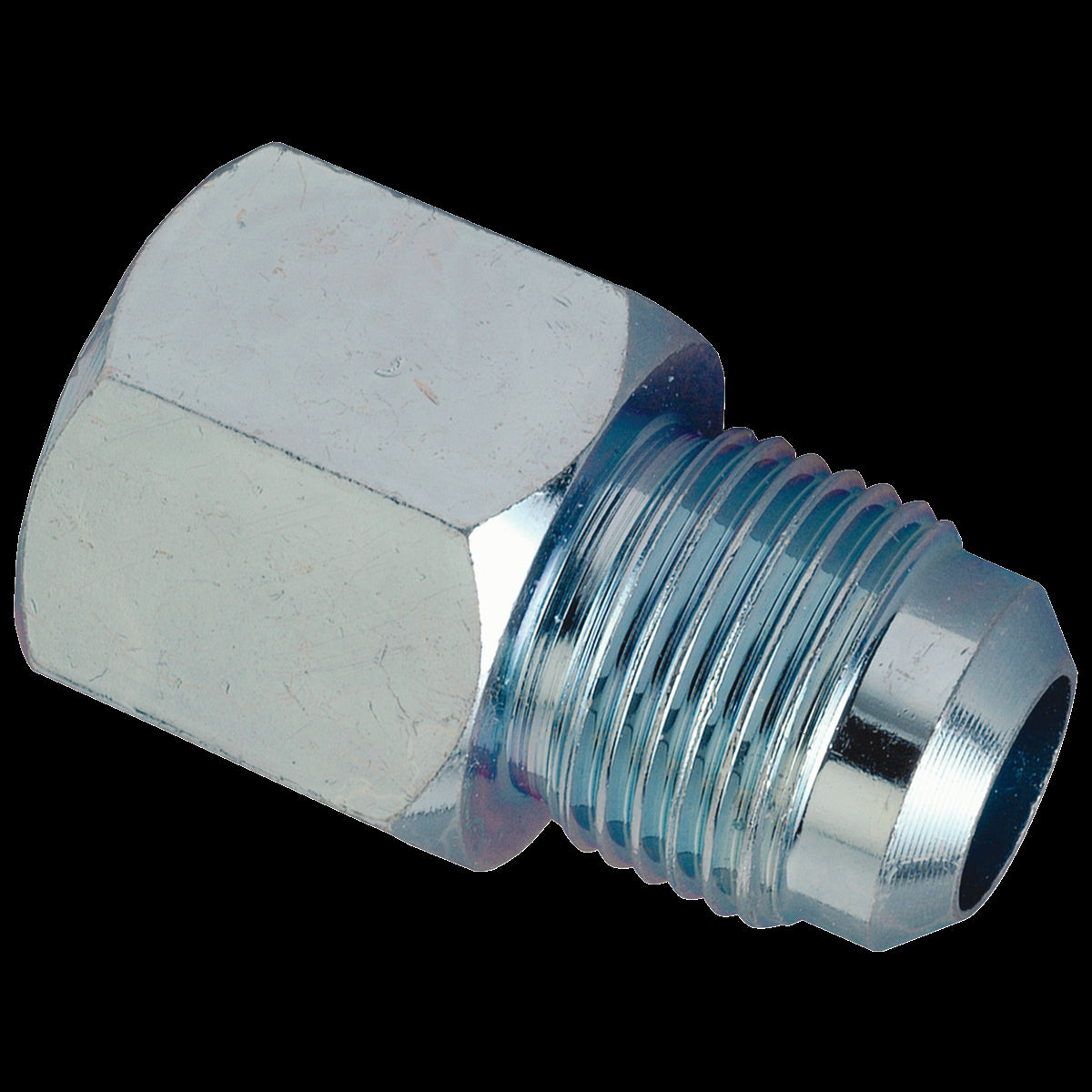 AU1-8S - Female Gas Union 1/2" OD Flare X 1/2" FIP Steel