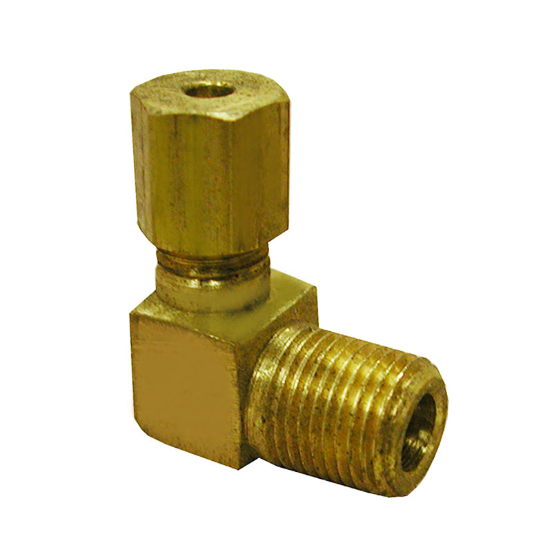 Jones Stephens 90 Degree Brass Compression x Male Elbow, Lead Free