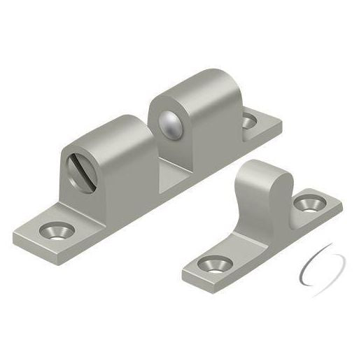 BTC20U15 Ball Tension Catch 2-3/10" x 2/5"; Satin Nickel Finish