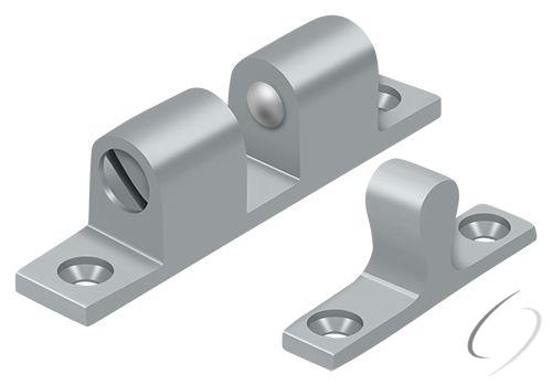 BTC20U26D Ball Tension Catch 2-3/10" x 2/5"; Satin Chrome Finish