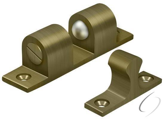 BTC30U5 Ball Tension Catch 3" x 3/4"; Antique Brass Finish