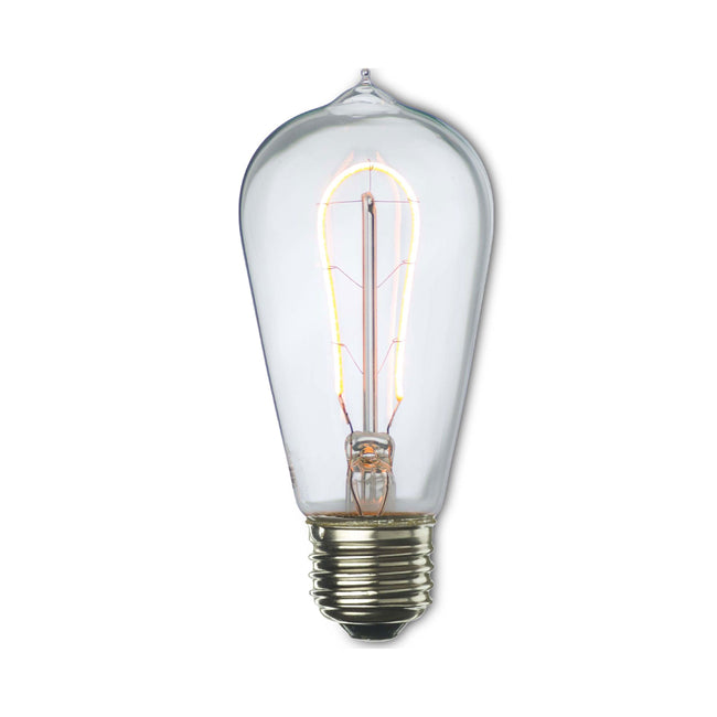 776513 - Filaments Curved ST18 LED Light Bulb - 4 Watt - 2200K - 2 Pack