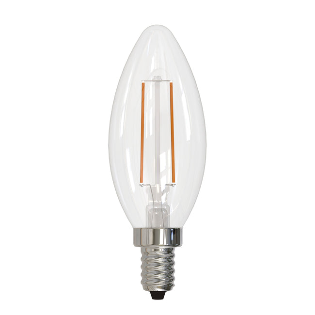 776699 - Filaments Dimmable B11 LED Light Bulb - 4 Watt - 4000K - 8 Pack