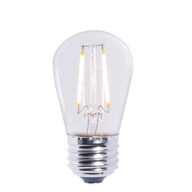 776851 - Filaments Dimmable S14 LED Light Bulb - 2.5 Watt - 2700K - 4 Pack