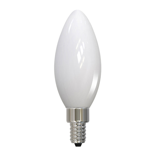 776888 - Filaments Dimmable B11 Milky LED Light Bulb - 5 Watt - 3000K - 4 Pack
