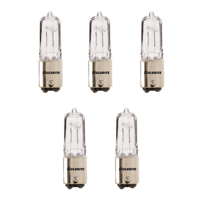 613101 - T4 Single Ended Double Bayonet Halogen Light Bulb - 5 Pack