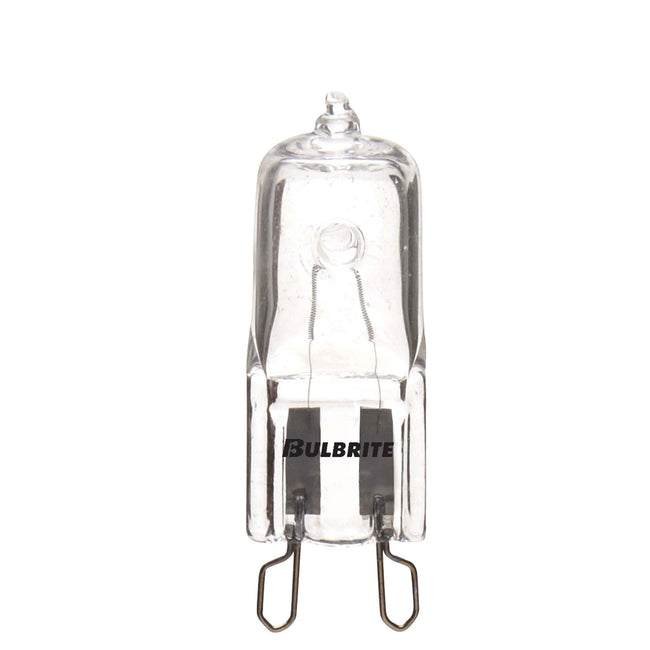 654075 - T4 Clear Halogen Bi-Pin Light Bulb - 75 Watt - 5 Pack