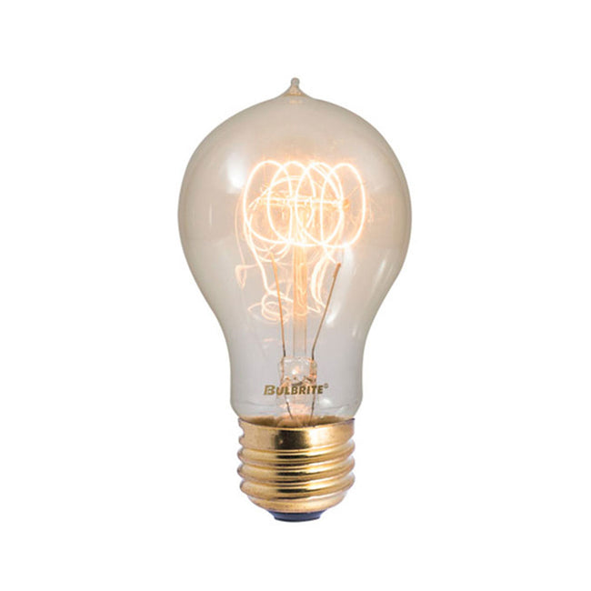 132520 - Nostalgic Loop Medium Base A19 Light Bulb - 25 Watt - 4 Pack