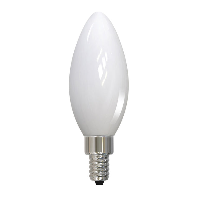 776773 - Filaments Dimmable B11 Milky LED Light Bulb - 4.5 Watt - 3000K - 4 Pack