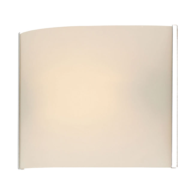 ELK Lighting BV711-10-15 - Pannelli 8" Wide 1-Light Vanity Light in Chrome with Hand-formed White Op