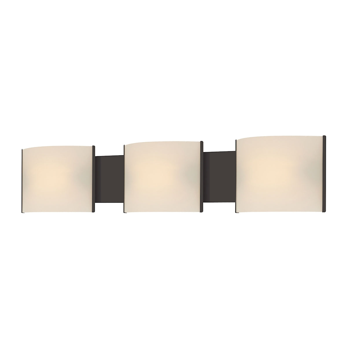 ELK Lighting BV713-10-45 - Pannelli 30" Wide 3-Light Vanity Light in Oil Rubbed Bronze with Hand-for