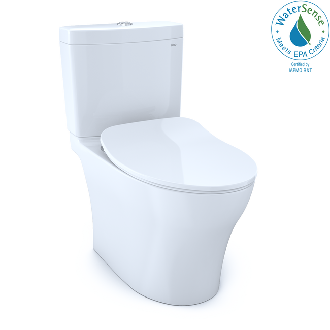 Toto MS446234CUMFG#01 - Aquia IV 1G Two-Piece Elongated Dual Flush 1.0 and 0.8 GPF Toilet with CEFIO