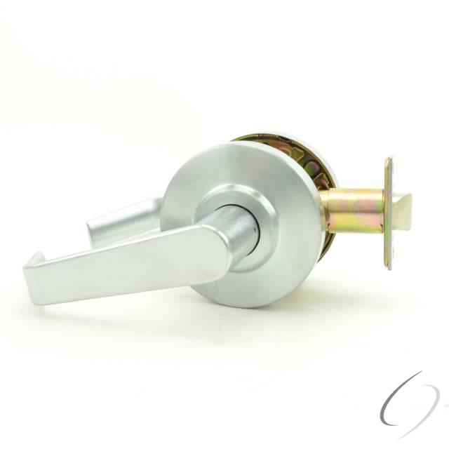 Passage Grade 2 Regular Lever Non Clutching Cylindrical Lock with 2-3/4" Backset and ANSI Strike Sat
