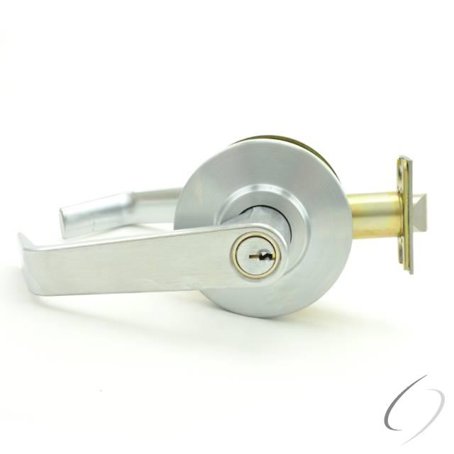 Storeroom Grade 2 Regular Lever Non Clutching Cylindrical Lock with C Keyway; 2-3/4" Backset; and AN