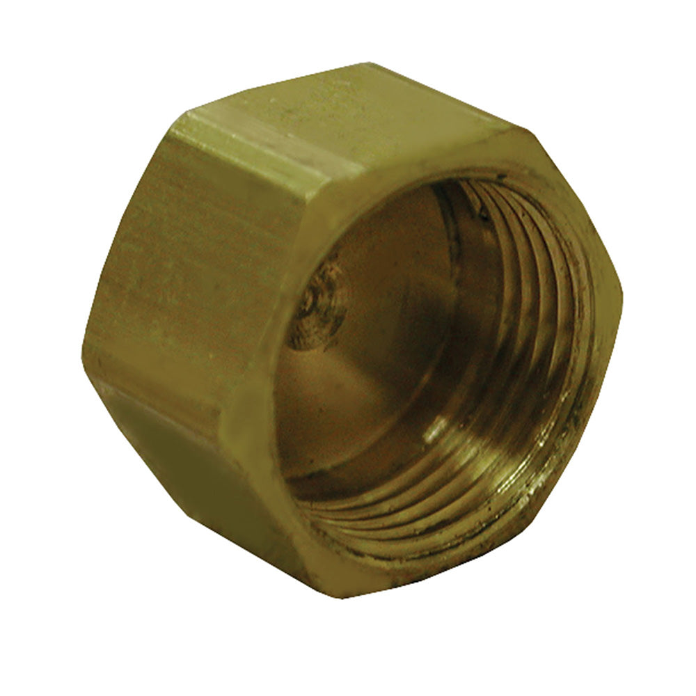 Jones Stephens Brass Compression Cap, Lead Free