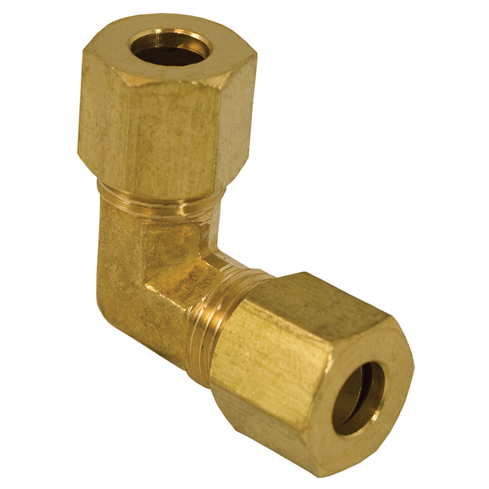 Jones Stephens 90 Degree Brass Compression Elbow, Lead Free
