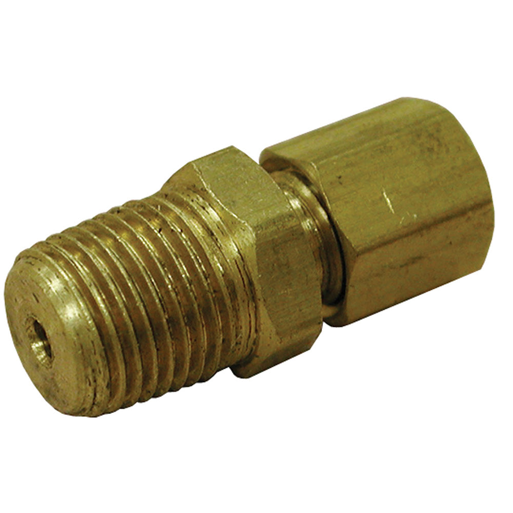 Jones Stephens Brass Compression x Male Connector, Lead Free