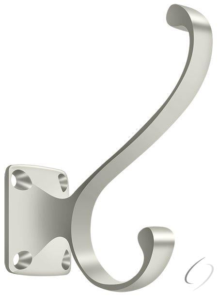 CAHH35U14 Heavy Duty; Coat & Hat Hook; Bright Nickel Finish