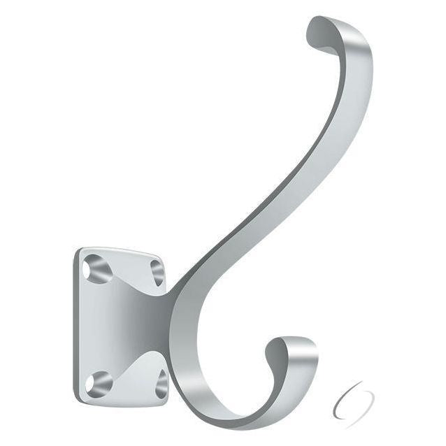 CAHH35U26 Heavy Duty; Coat & Hat Hook; Bright Chrome Finish