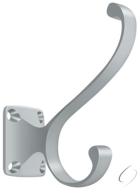 CAHH35U26D Heavy Duty; Coat & Hat Hook; Satin Chrome Finish