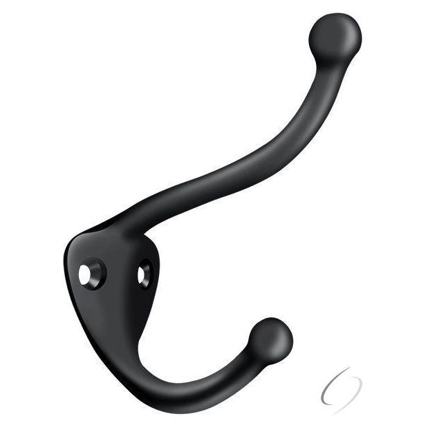 CAHH3U19 Coat & Hat Hook; Black Finish