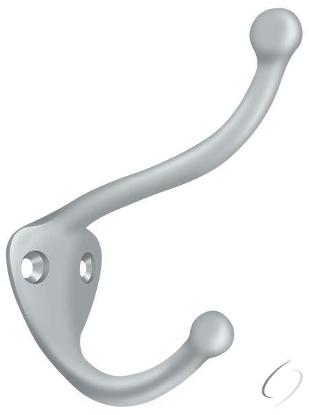 CAHH3U26D Coat & Hat Hook; Satin Chrome Finish