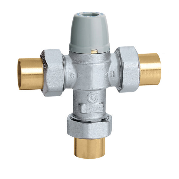 Caleffi 521359A - 3/4" Scald Protection Point-of-Use Thermostatic Mixing Valve (sweat)