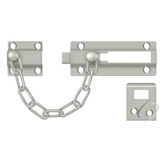 CDG35U15 Door Guard; Chain / Doorbolt; Satin Nickel Finish