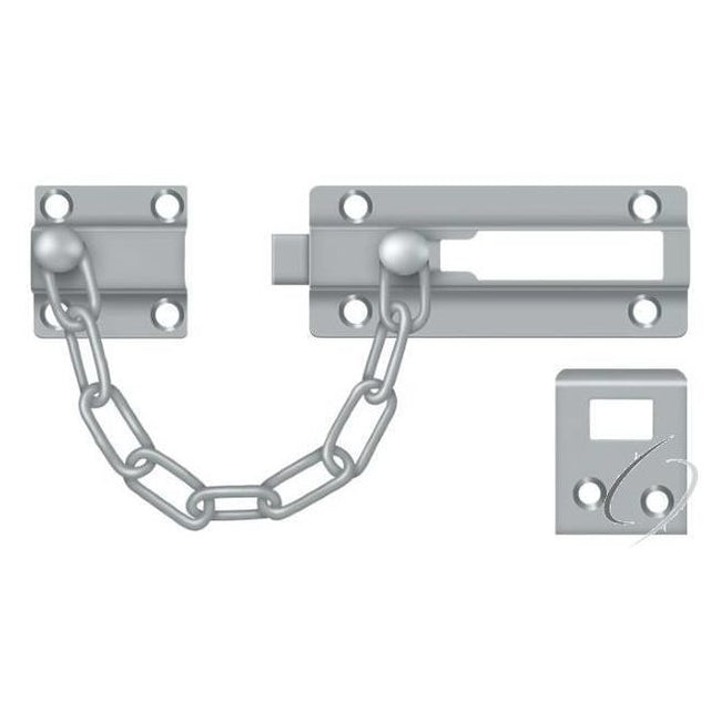 CDG35U26D Door Guard; Chain / Doorbolt; Satin Chrome Finish