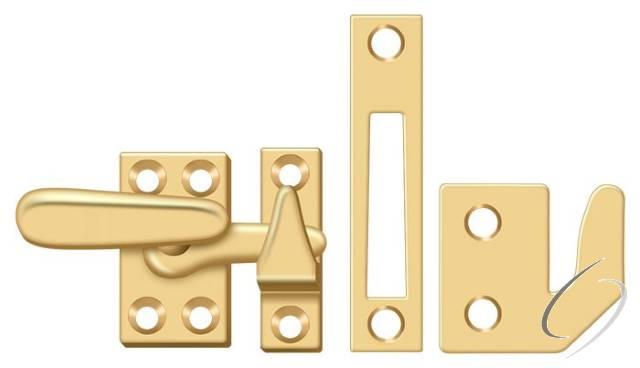 CF066CR003 Window Lock; Casement Fastener; Small; Lifetime Brass Finish