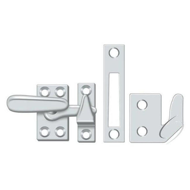 CF066U26 Window Lock; Casement Fastener; Small; Bright Chrome Finish