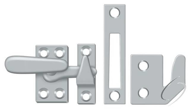 CF066U26D Window Lock; Casement Fastener; Small; Satin Chrome Finish
