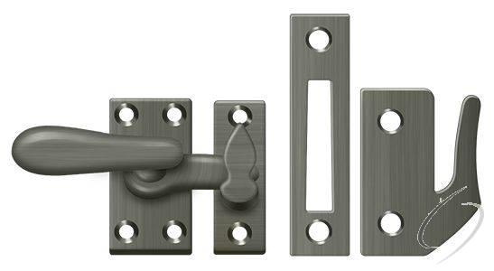 CF66U15A Window Lock; Casement Fastener; Medium; Antique Nickel Finish