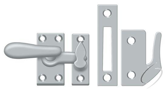 CF66U26D Window Lock; Casement Fastener; Medium; Satin Chrome Finish