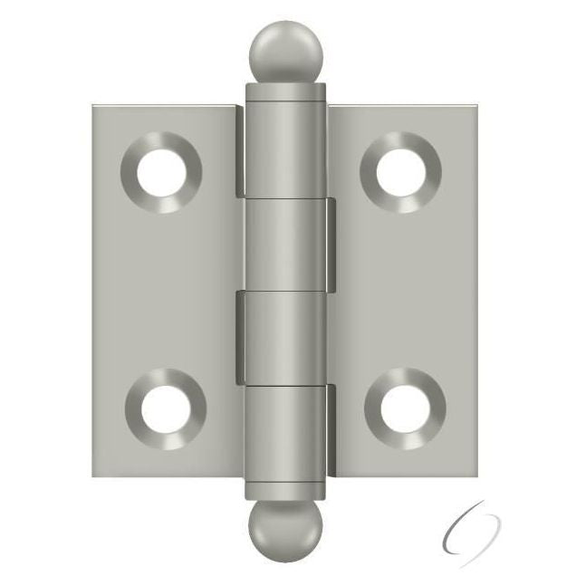 CH1515U15 1-1/2" x 1-1/2" Hinge; with Ball Tips; Satin Nickel Finish
