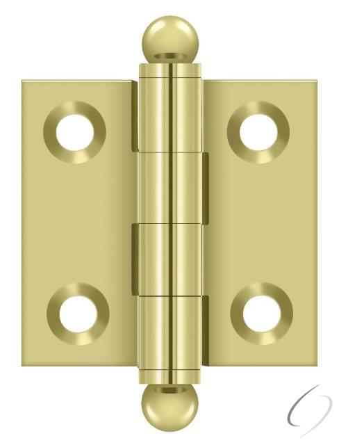 CH1515U3 1-1/2" x 1-1/2" Hinge; with Ball Tips; Bright Brass Finish