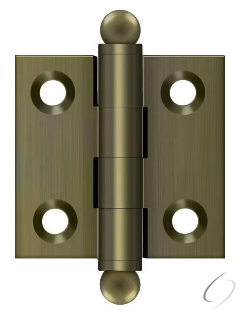 CH1515U5 1-1/2" x 1-1/2" Hinge; with Ball Tips; Antique Brass Finish
