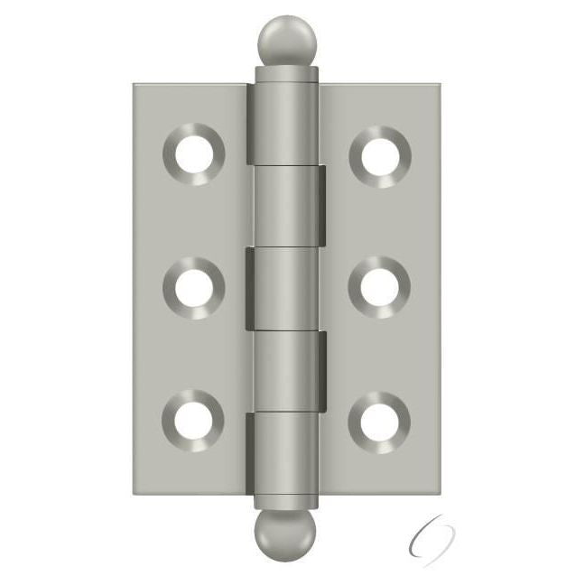 CH2015U15 2" x 1-1/2" Hinge; with Ball Tips; Satin Nickel Finish