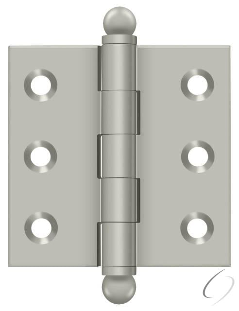 CH2020U15 2" x 2" Hinge; with Ball Tips; Satin Nickel Finish