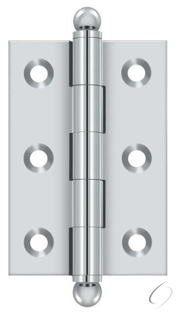 CH2517U26 2-1/2" x 1-11/16" Hinge; with Ball Tips; Bright Chrome Finish