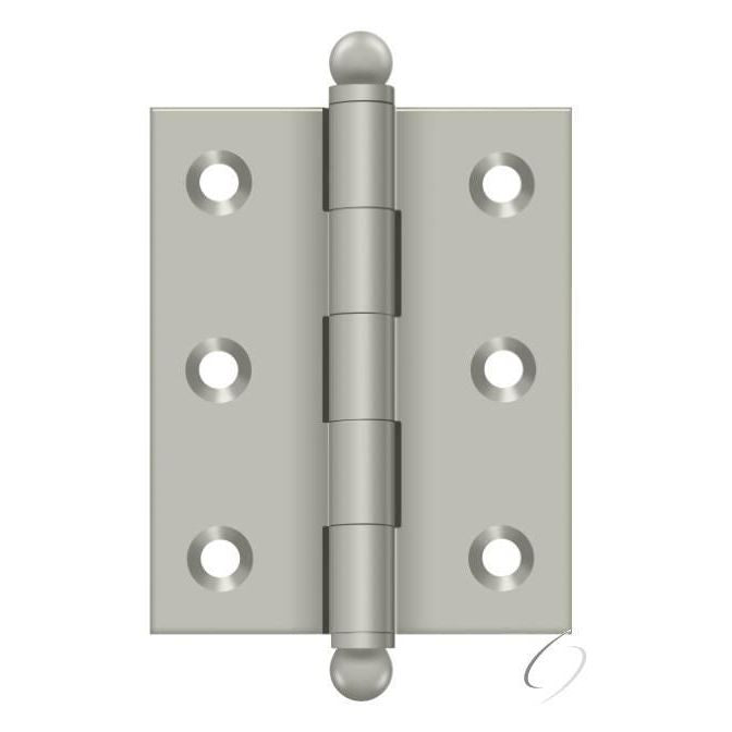 CH2520U15 2-1/2" x 2" Hinge; with Ball Tips; Satin Nickel Finish