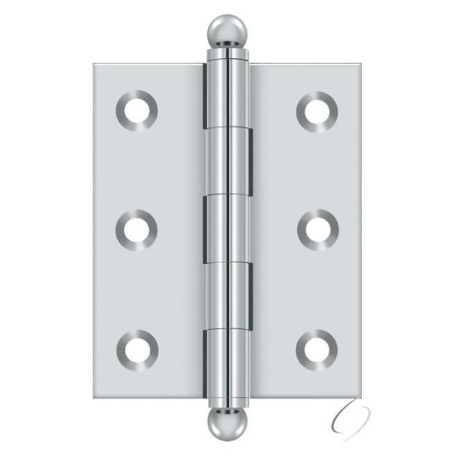CH2520U26 2-1/2" x 2" Hinge; with Ball Tips; Bright Chrome Finish