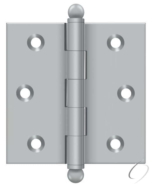 CH2525U26D 2-1/2" x 2-1/2" Hinge; with Ball Tips; Satin Chrome Finish