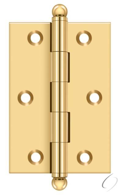 CH3020CR003 3" x 2" Hinge; with Ball Tips; Lifetime Brass Finish