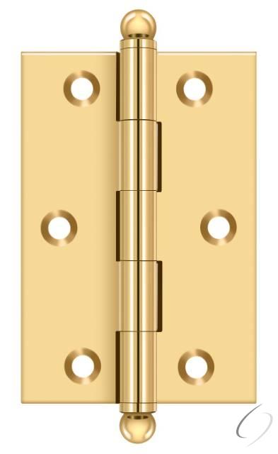 CH3020CR003 3" x 2" Hinge; with Ball Tips; Lifetime Brass Finish